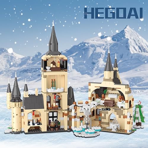Miniatura 5 de City Clock Tower Building Toy Set for Movie Fans Boys Kids Aged 8-14, Middle Ages Castle Model for Adult, 1231 Pieces Mini Bricks