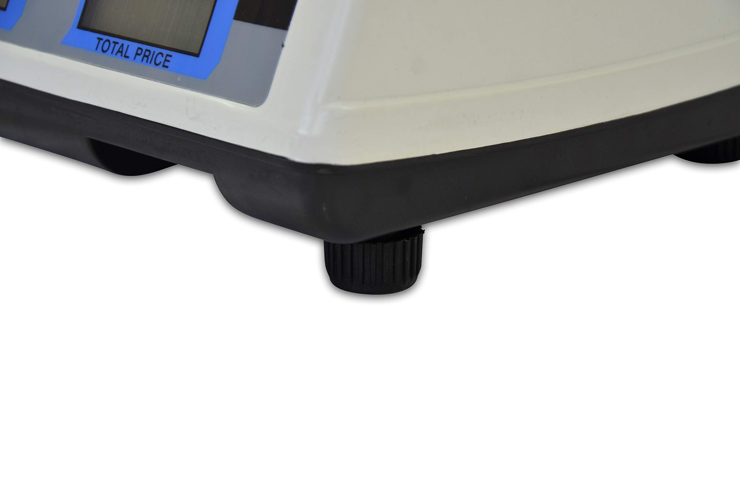 Bascula Comercial 40kg/2g, Plataforma de Acero Inoxidable 33x24cm, Batería Interna Recargable con 40 Horas de Autonomía, Balanza Digital Profesional Para Hostelería, Bollería, Frutería