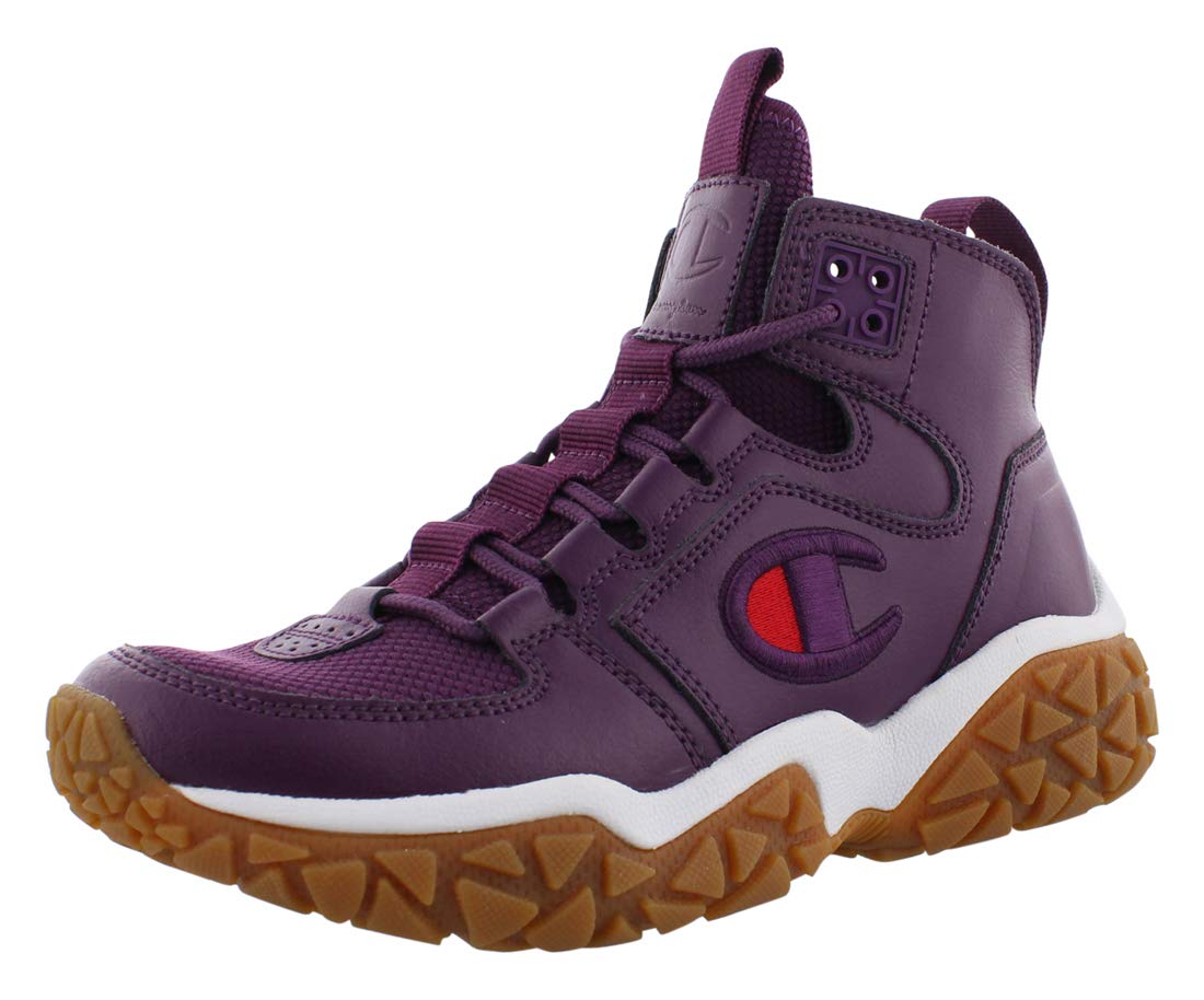 Champion Tank Grid Boys Shoes Size 5, Color: Plum