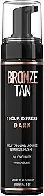 Existing Beauty Mousse Autobronzeadora Bronze Tan Para Tons Escuros | Autobronzeador Sem Sol Para Todos Os Tons De Pele | Autobronzeador De Qualidade Profissional Com Aroma De Baunilha | Mais Vendido