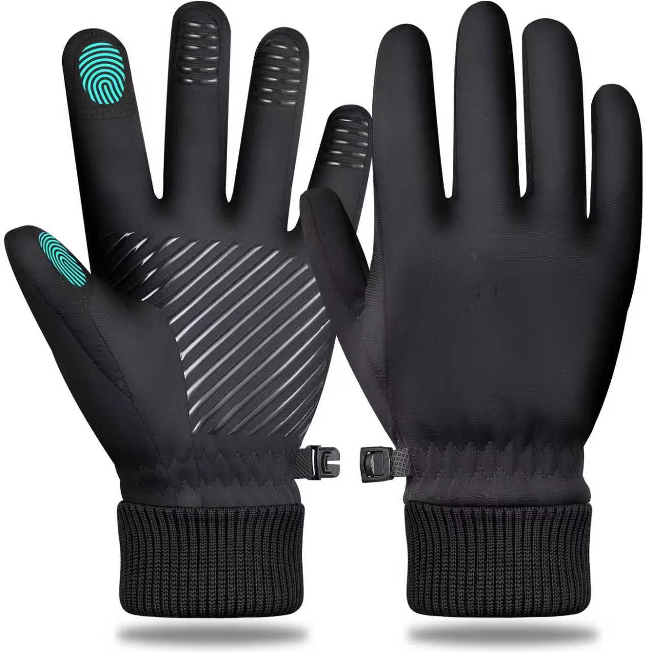 Winter Gloves for Women Men: Water Resistant Thermal Gloves for Running, Cold Weather Touchscreen Gloves for Snow