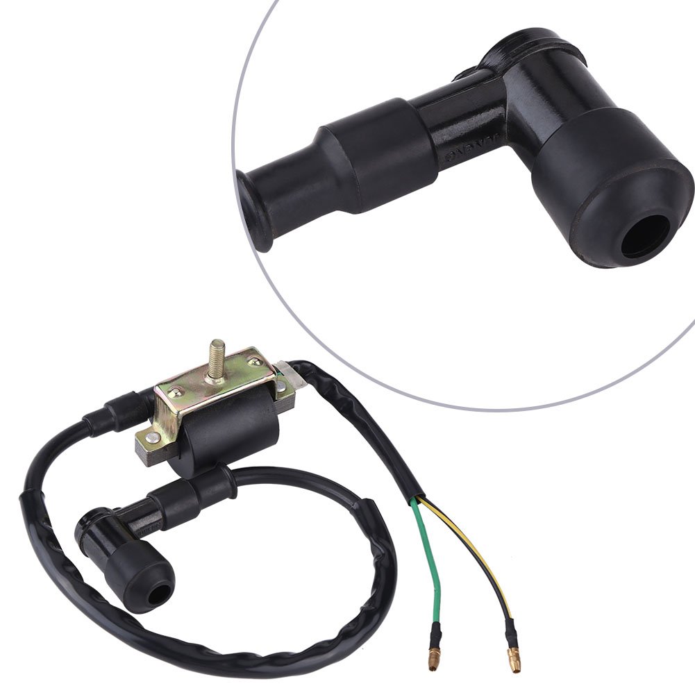 Bobina Quad 125, Bobina di Accensione Moto con Scatola CDI a 5 Pin e Raddrizzatore del Regolatore di Tensione del Motociclo per Trail Bike Dirt Bike Quad ATV
