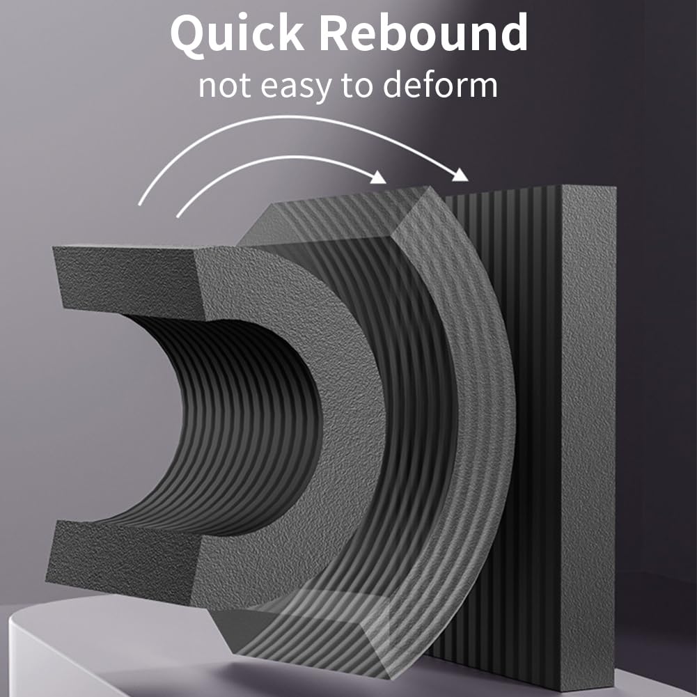 2 Packs Exercise Balance Pads, Non-Slip Foam Balance Pad High-Density Knee Pad for Physical Therapy, Yoga, Fitness, Stability Training, 17.7” x 13.7” x 1.57”