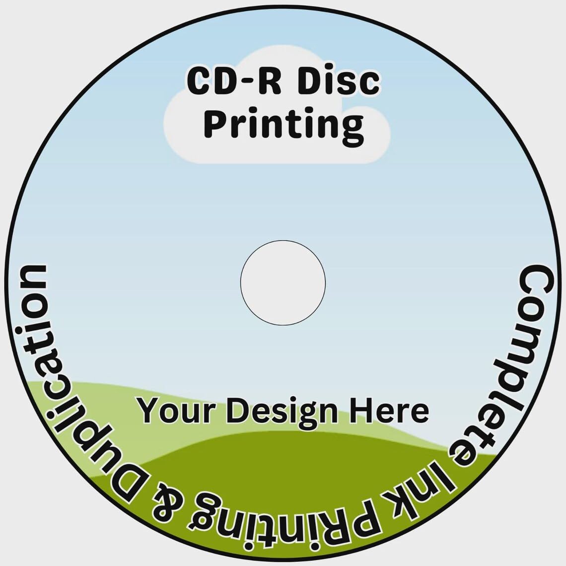Lot de 50 CD-R imprimés personnalisés | Impression et duplication jet d'encre couleur
