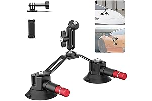 GoPro Car Mounted Outside: NEEWER Dual Suction Cup Car Mount Kit for Stable Outdoor Shots