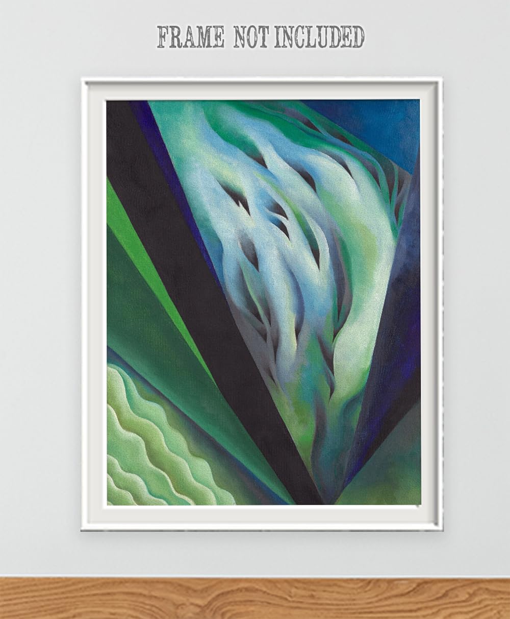 Amazon.com: Blue and Green Music by Georgia O'Keeffe American