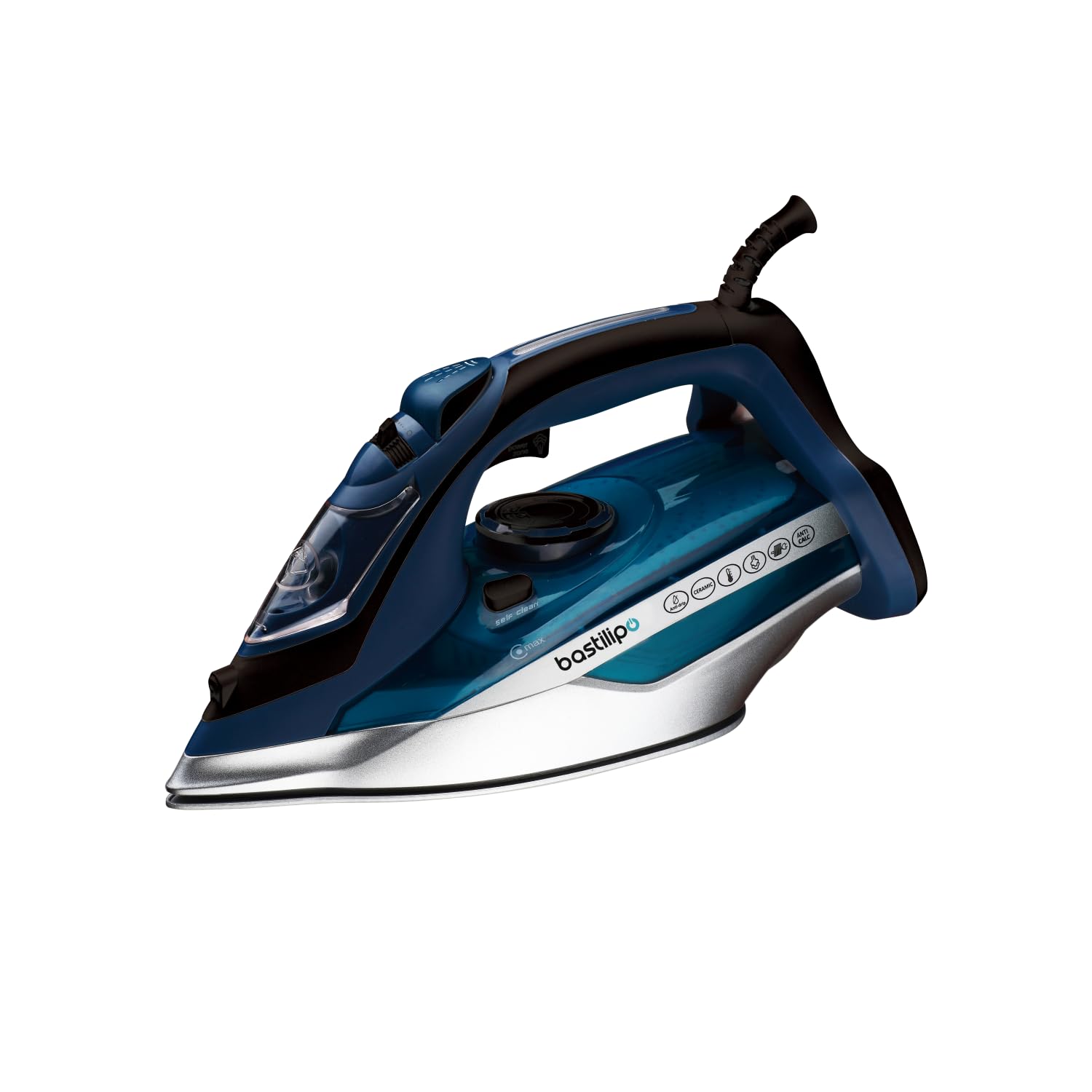 Bastilipo - Plancha de vapor, 3.000W, suela cerámica antiadherente, ETNA 3000