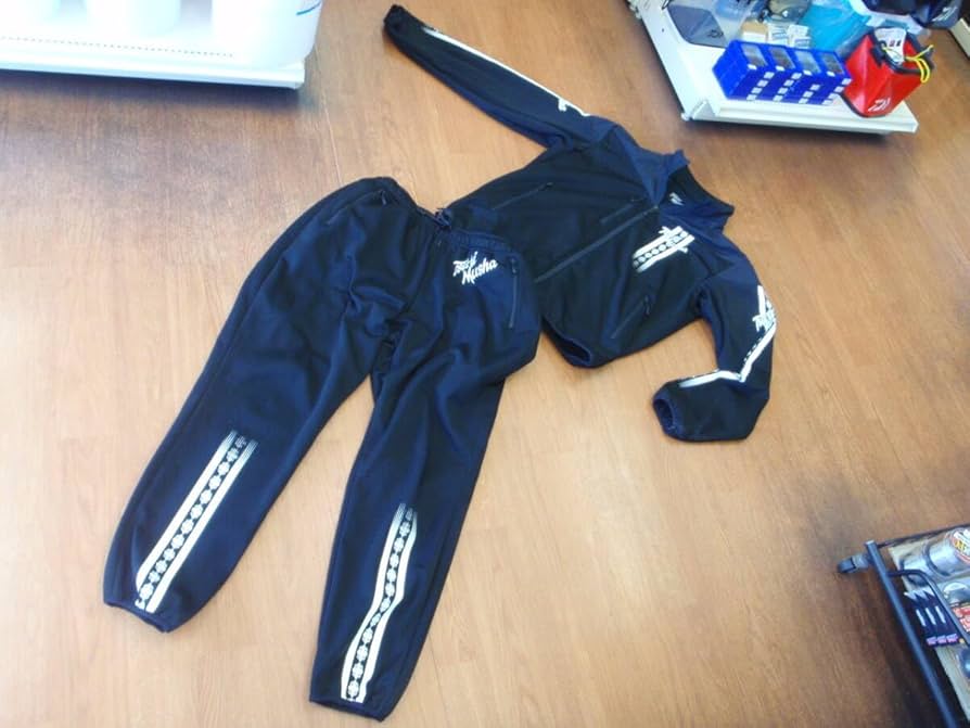 釣武者 フリースラインド ウインドブロックスーツ上下セットLL