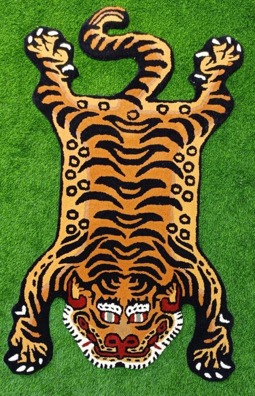 Buy Tibetan Tiger Rug 100% New Zealand Woolen Area Rug 3x5 4x6 5x8