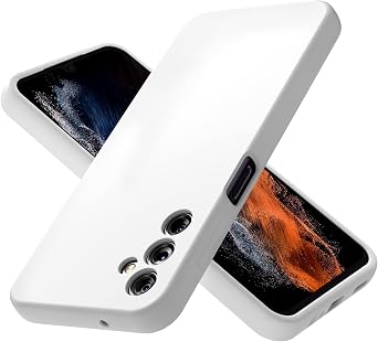 Galaxy A14 5G Case 6.6 inch, Soft Liquid Silicone Protective and Anti-Scratch Microfiber Lining Shockproof Compatible with A14 5G CoverRed