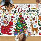 【Decorazione Versatile per le Feste】Utilizzabile come sfondo murale, tovaglia o murales festivo; aggiunge un tocco gioioso a feste natalizie, eventi scolastici e celebrazioni in casa