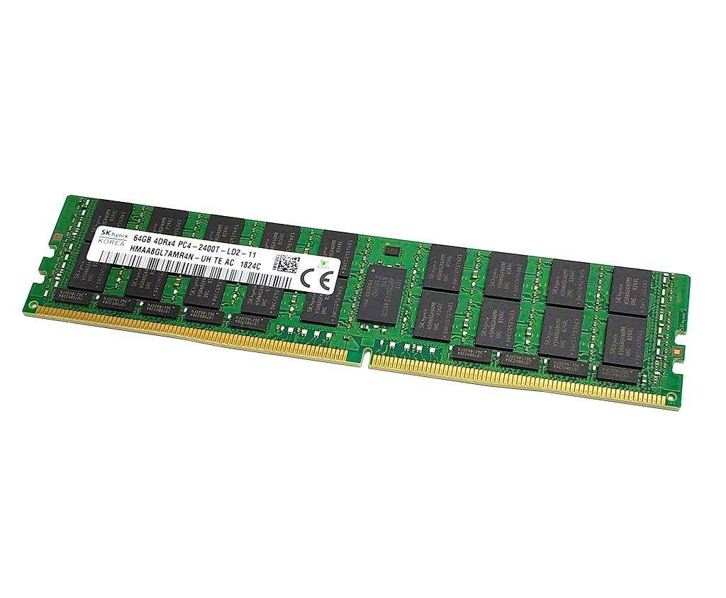 SK HYNIX 64GB DDR4 LRDIMM PC4-19200 2400MHZ ECC Registered RAM HMAA8GL7AMR4N-UH