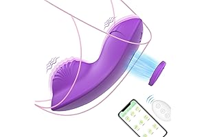Wearable Panty Vibrator with Strong Magnetic Clip, App Remote Control Butterfly Vibrator...