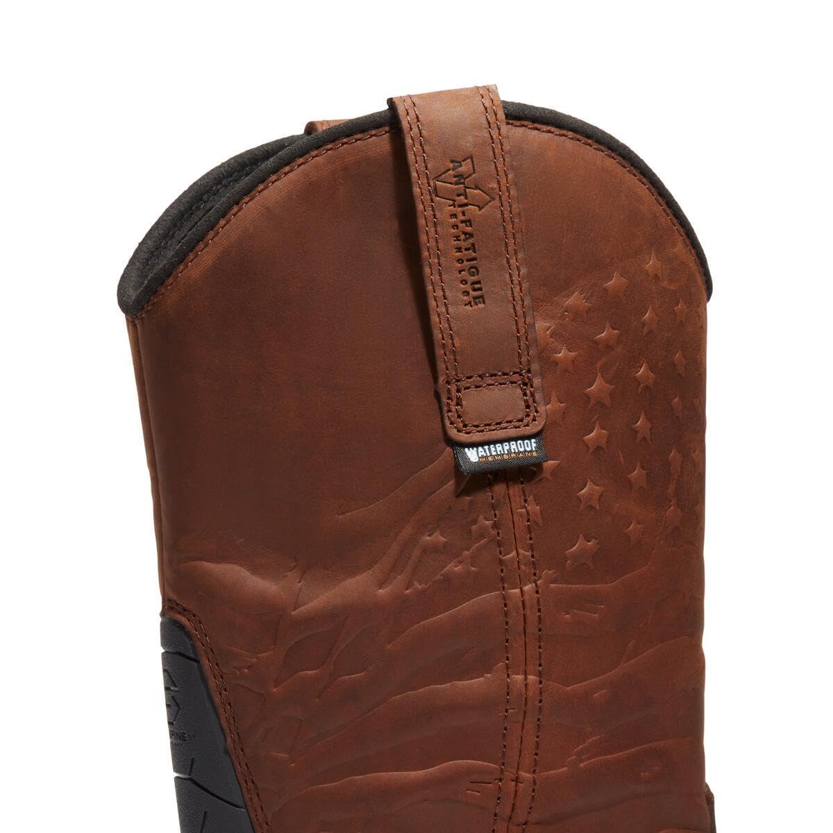 Timberland PRO True Grit Pull On Composite Safety Toe Waterproof Botas de trabajo industriales occidentalesHombre