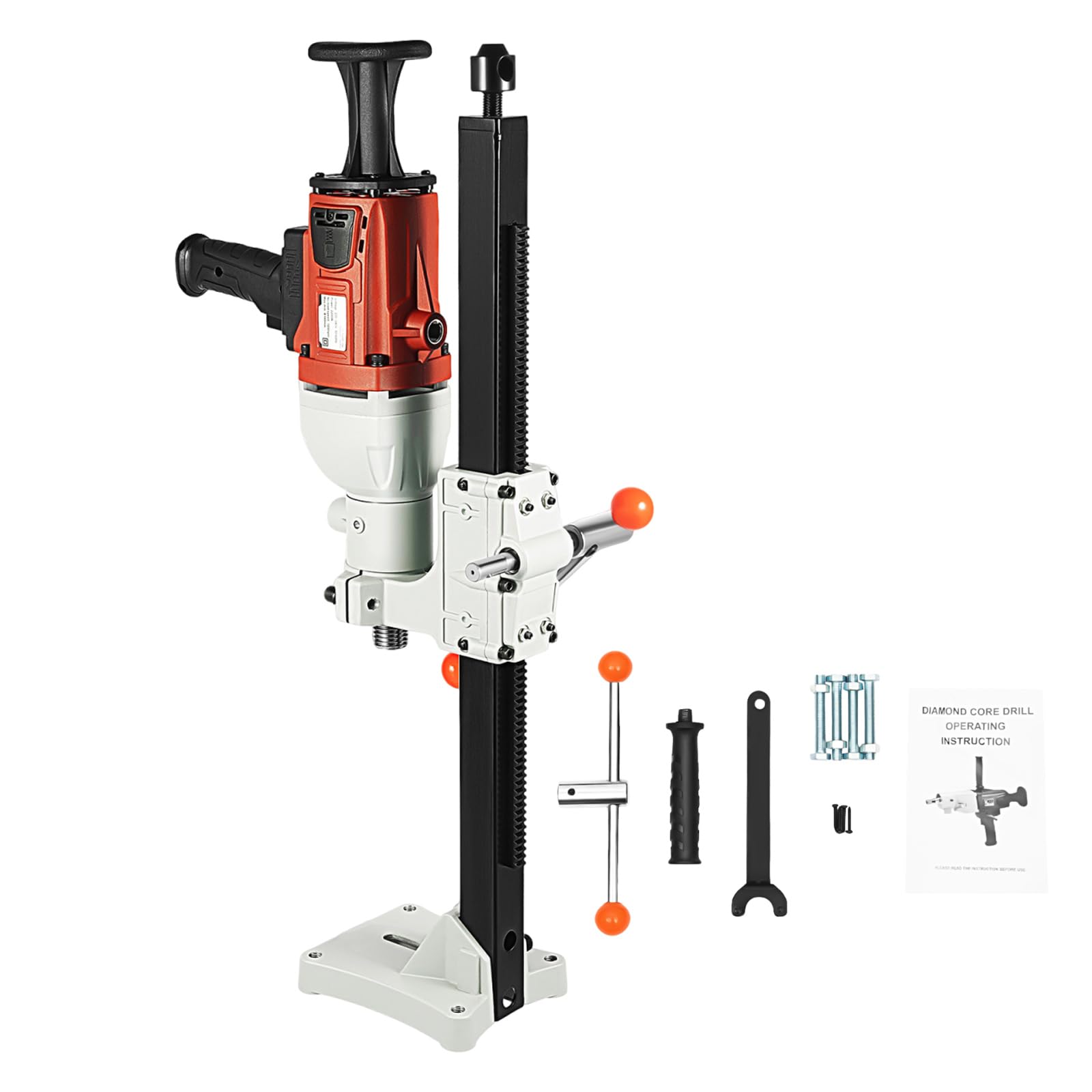 Kernbohrmaschine 2200W Nass Trocken Diamantbohrer 180mm | 1200 U/min, Wasserdichtungsdesign