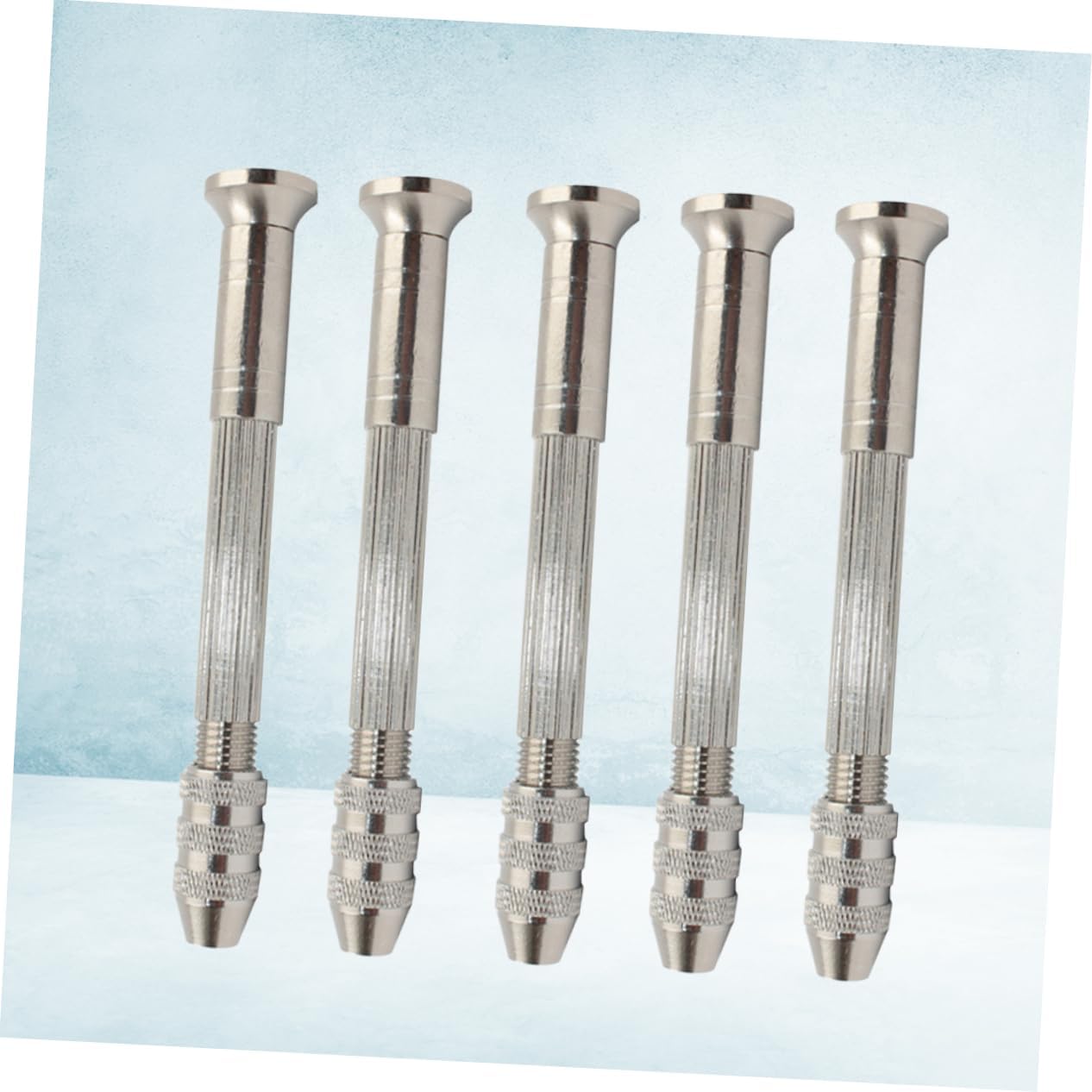 5pcs Hand Drill Jewelry Engravings Hand Drill Woodworking Precision Modeler's Tool Stainless Steel Drill