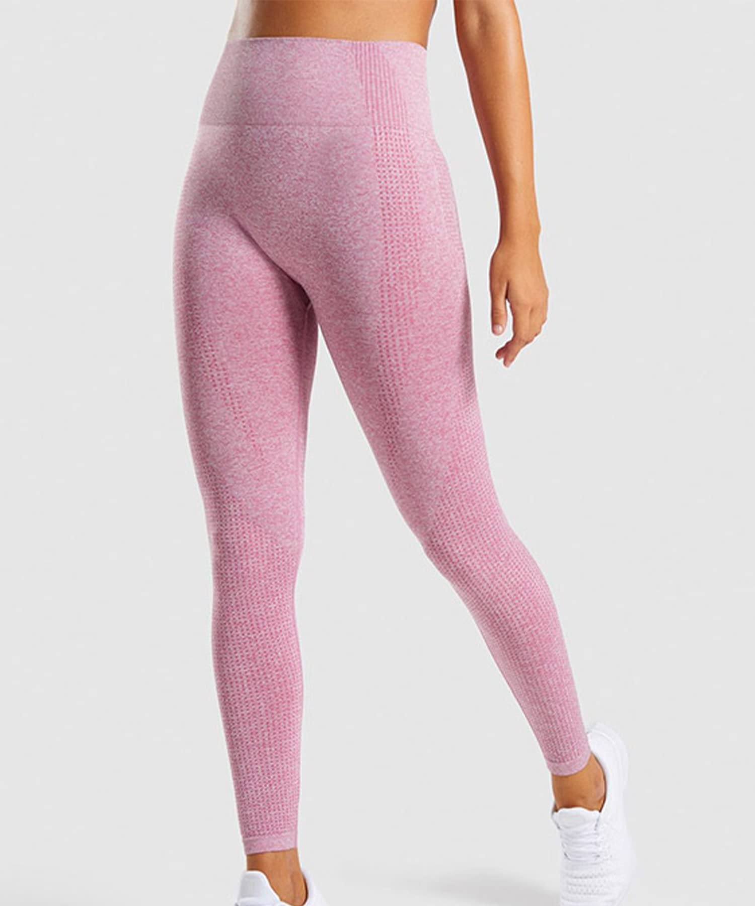 Merlvida Leggins Sportivi Donna Vita Alta Leggings Push Up Pantaloni Palestra Controllo della Pancia Anticellulite Pantacollant Opaco Elastici Tuta Collant Abbigliamento Sportivo Donna Yoga Fitness