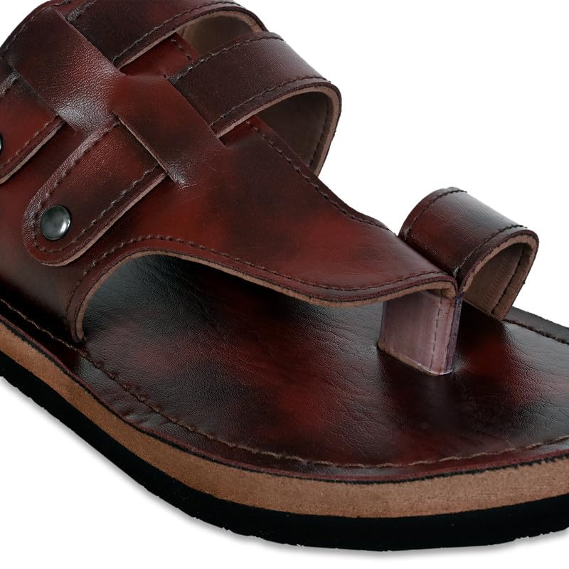 Image of Stylish Flip Flops and Slippers for Men | Comfortable & Lightweight Rubber Chappals Anti-Skid, Durable, Casual Footwear for Home & Outdoor Use (ALL-SWOLTEK-SL-96-SL-96-EPS-1221 PT)