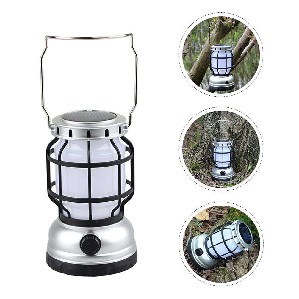 Latarnia kempingowa, zasilana energią słoneczną latarnia kempingowa LED Lampa namiotowa Lampka nocna Solarna lampa kempingowa Światło awaryjne do nocnych wędrówek na świeżym powietrzu