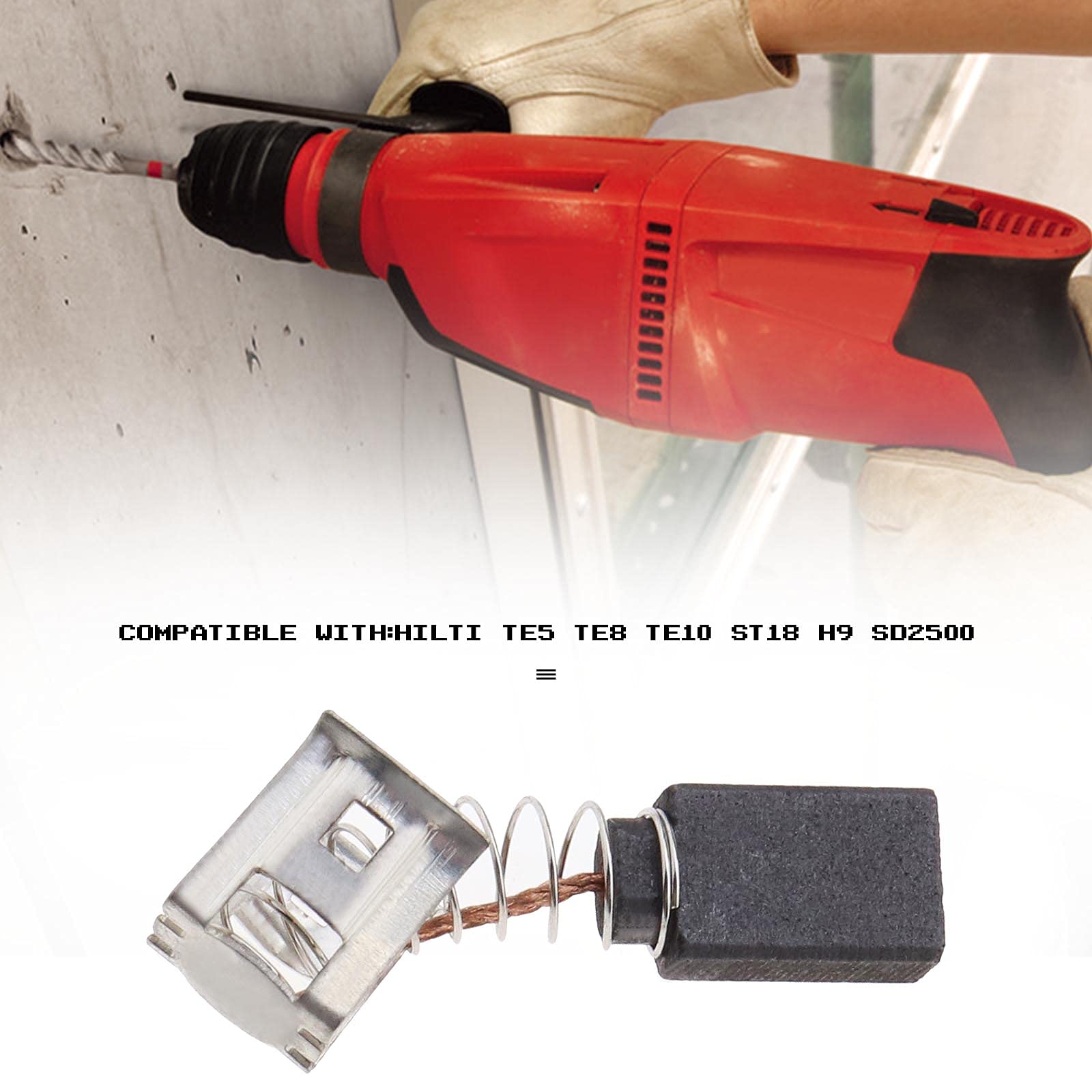 Carboncini NarghilÃ Balais De Charbon Vhbw Pour Hilti SD45, TE10