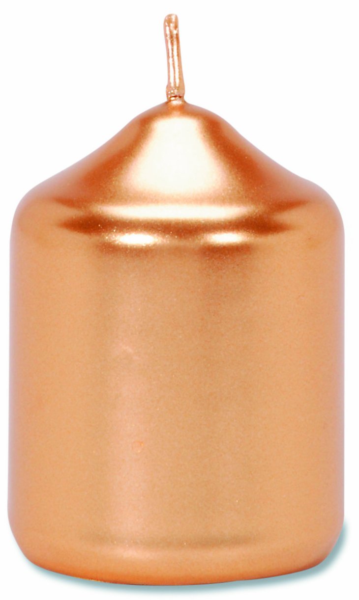 Darice Mini Pillar Candle - Metallic Gold - 2 x 2.5 inches