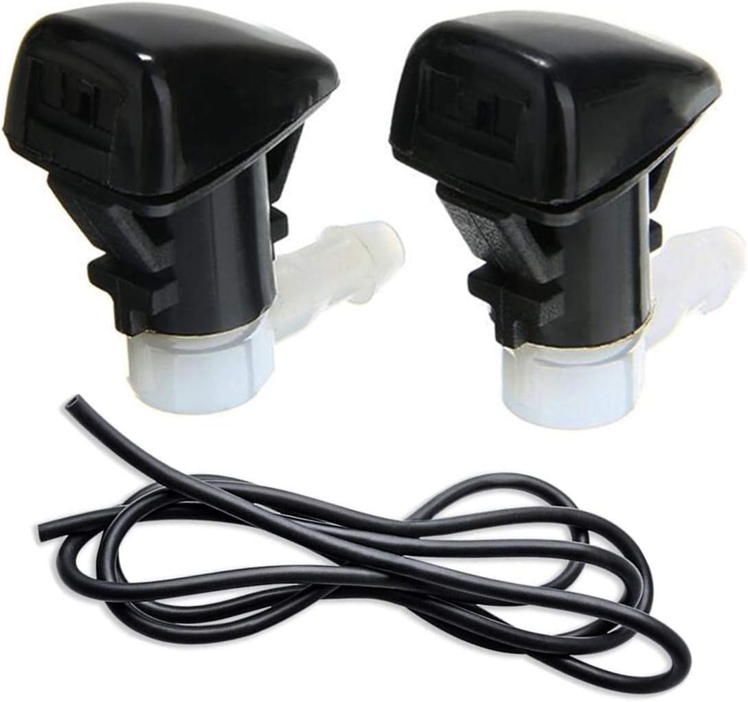 FainWan 2pcs Front Windshield Washer Fluid Hose(7Ft Long) with Connector & Hood Nozzle Sprayer kit Compatible with Hon-da 09–15 Hon-da Pilot,11–14 Hon-da Odyssey 76810-SZA-A01ZA,76810-TK8-A01