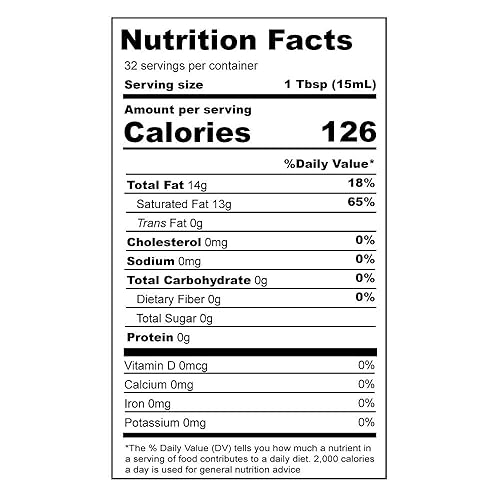 Miniatura 4 de NBF Aceite de coco orgánico, sin sabor ni olor, sin OMG, prensado en frío, naturalmente refinado, sabor y aroma neutros, (16 onzas líquidas)