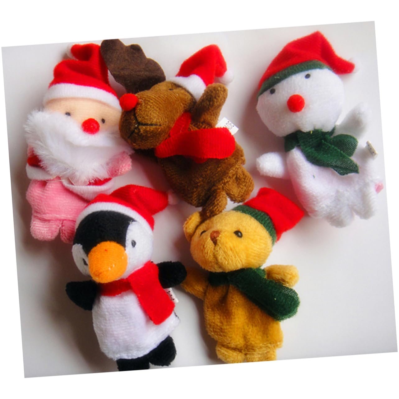 Toyvian 33 Piezas Muñeca De Dedo De Dibujos Animados Marionetas De Dedo para Niños Muñeca De Dedo para Niños Juguete De Animales Munecas Muñecos Bonecas Navidad Marioneta De Dedo