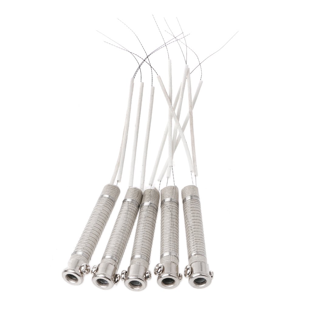 Bilinli As Pictures Show 5Pcs 220V 60W Soldering Iron Core Heating Element Replacementwelding Tool