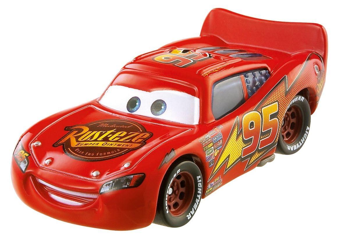 Mattel Selezione Veicoli Racing Style | Disney Cars | Cast 1:55 Veicoli Auto, DXV29N Cars 3 Single:Lightning McQueen