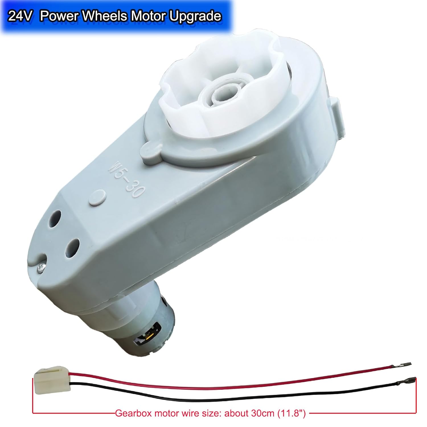 24V Motor RS775 Gearbox Replacement Parts for Ride On Toys Car High Speed Power Wheels Motors Upgrade High Torque DC Motor Parts for Kids Electric Car Upgrade Accessories