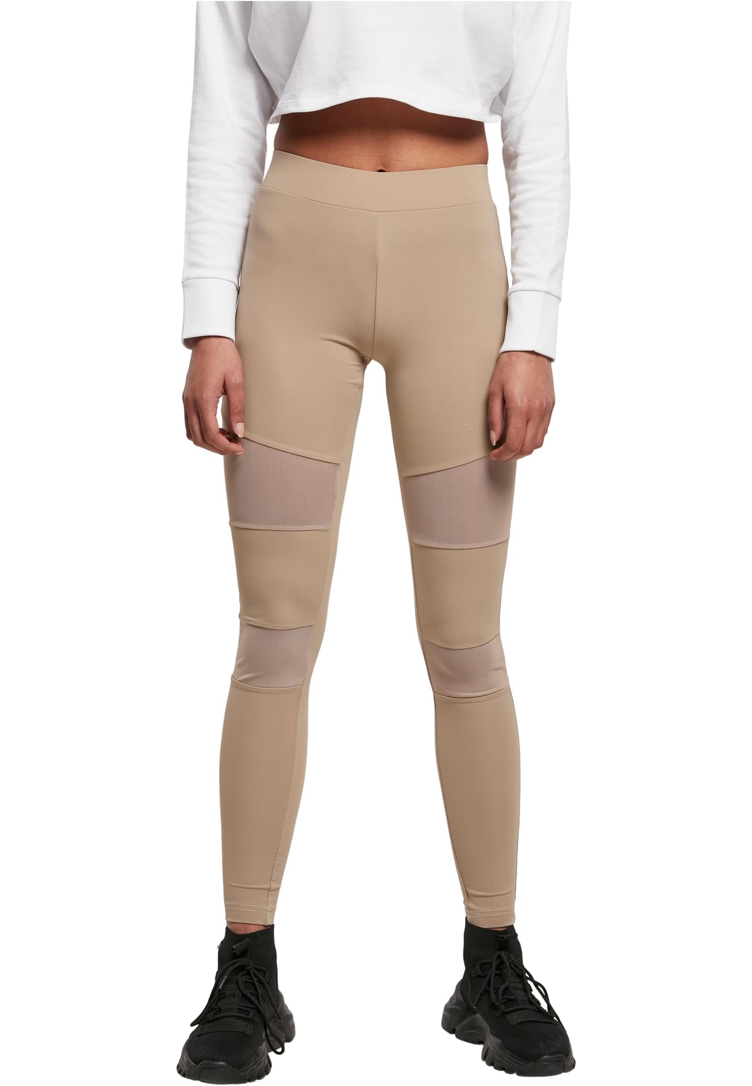Urban Classics Damen Ladies Tech Mesh Rib Leggings