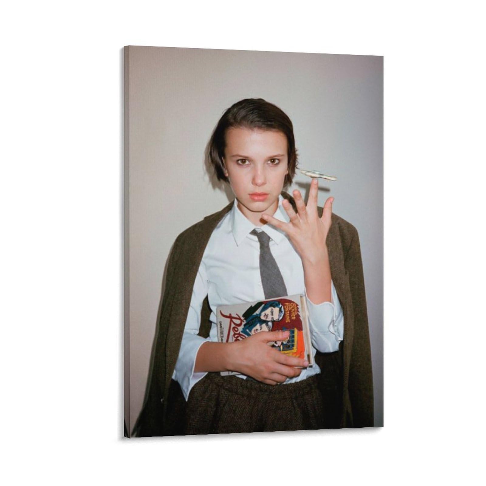 Millie Bobby Brown Poster (2) Painting on Canvas Wall Art Poster Scroll  Picture Wall Decor Home Poster 16x24 Inch : Amazon.de: Home & Kitchen