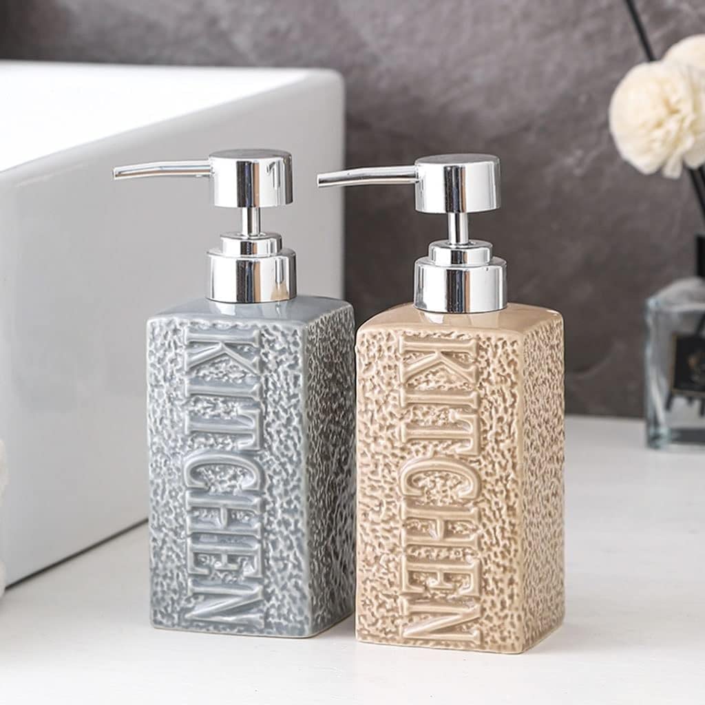 Shampoo da Stampa di Lusso Leggero in Ceramica 350 ml, Decorazione for Bagno, Cucina casa