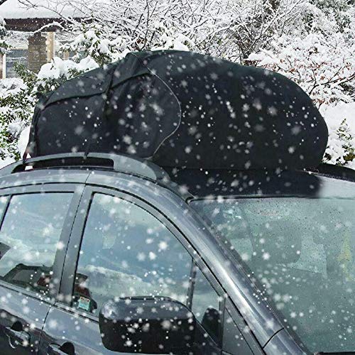 UKB4C 458l Large Car Cargo Travel Rain Water Proof Roof Bag - Roof Box Alternative for Roof Rails