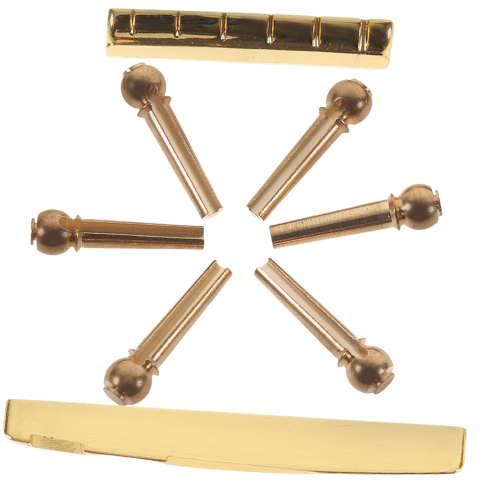 FLEOR Lot De Chevilles D'accordage 6R En Métal Pour Guitare électrique Et Acoustique Noir