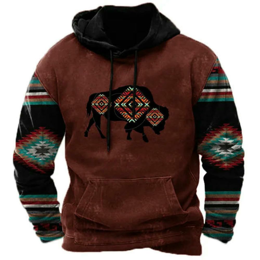ZBDZSW męska bluza z kapturem Vintage nadrukowana oversize bluza z kapturem pullover casual streetwear topy męskie ubrania harajuku hop