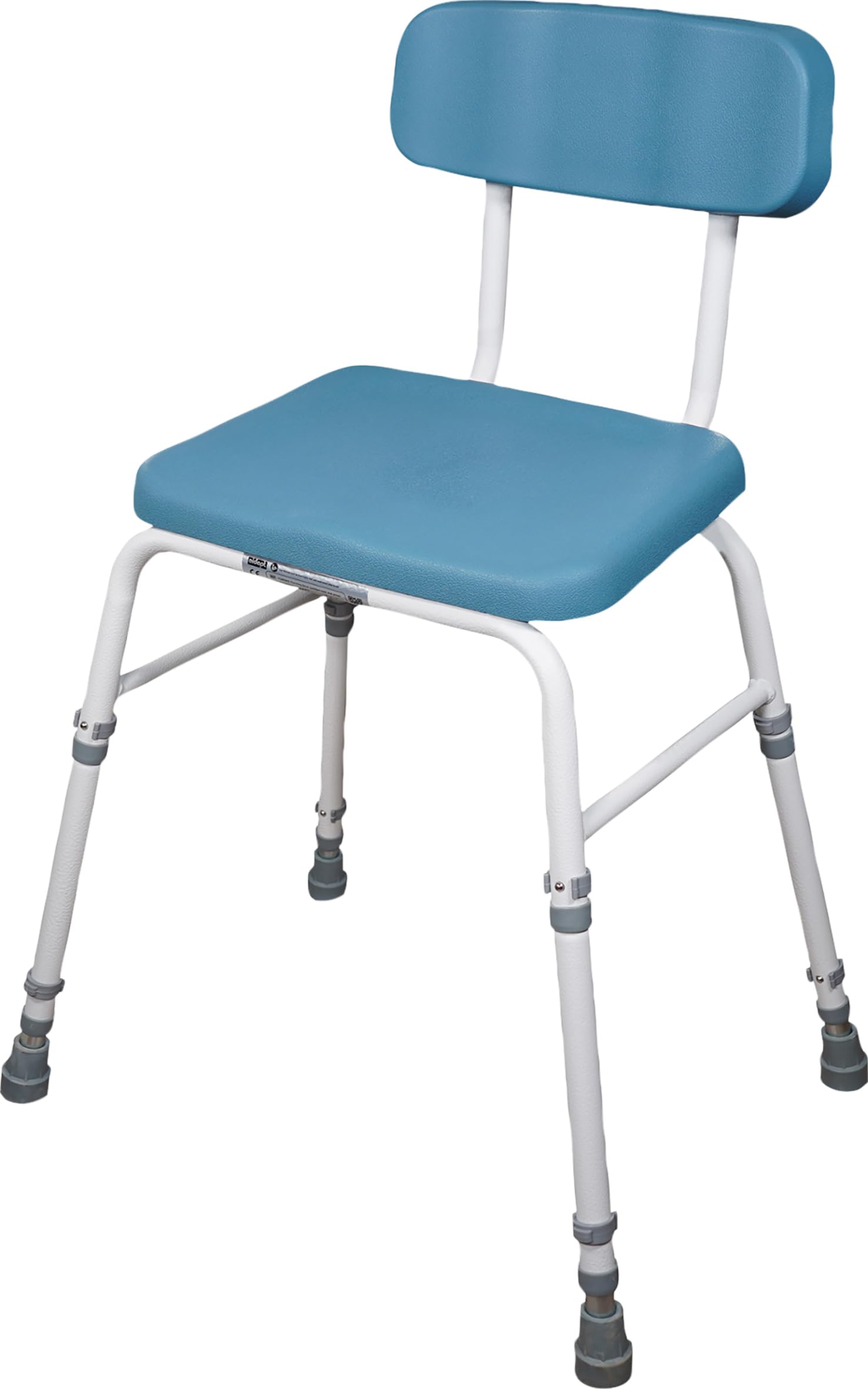 Aidapt Taburete Multiusos para posarse. Configuración 4 en 1, cómodo Asiento y Respaldo Acolchados, Altura Ajustable, Montaje de Pasador de Empuje, se envía en Embalaje Plano, no Necesita