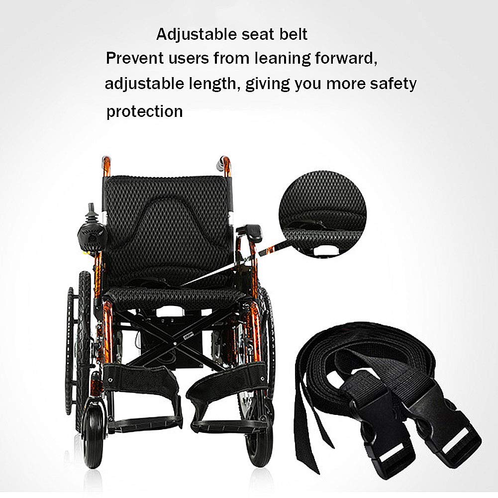 Sedia a rotelle elettrica, Sedia a rotelle Portatile Pieghevole Completamente Automatica Intelligente, Motore per disabili 250W24V20AH Batteria al Piombo, commutazione Doppia Modal