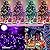 Voolex RGB Christmas Lights 100 LED 33Ft, Decorative Led Color Changing Lights with 24 Modes Remote Control - Waterproof Indoor Outdoor Led String Lights for Christmas Tree, Christmas Decor