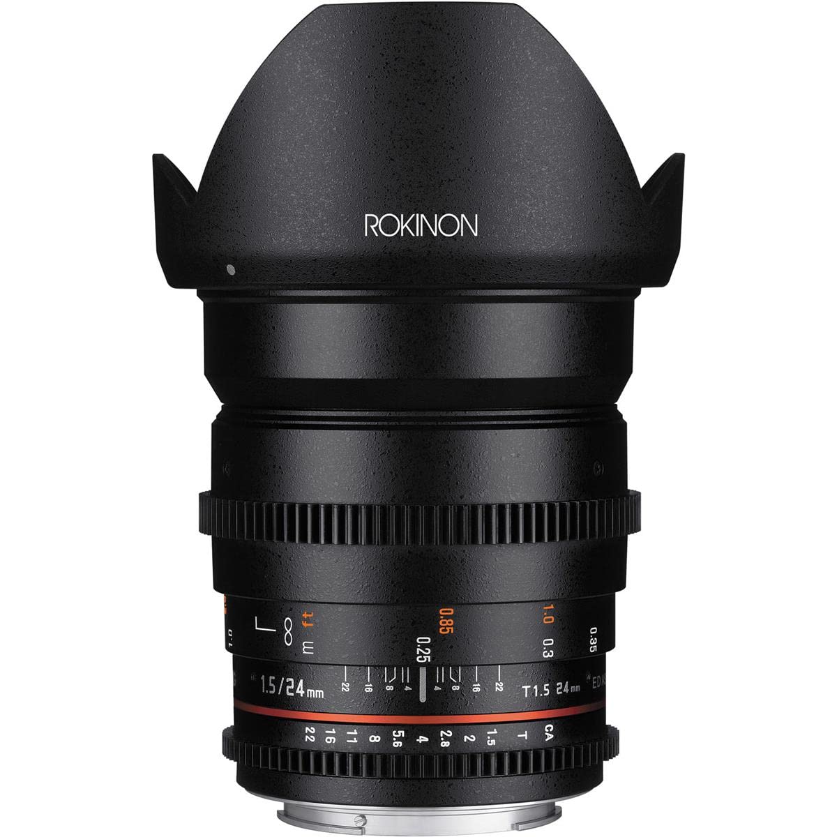 Rokinon Lente Cine DS DS24M-N 24 mm T1.5 ED AS IF UMC Full Frame Cine Wide Angle para Nikon