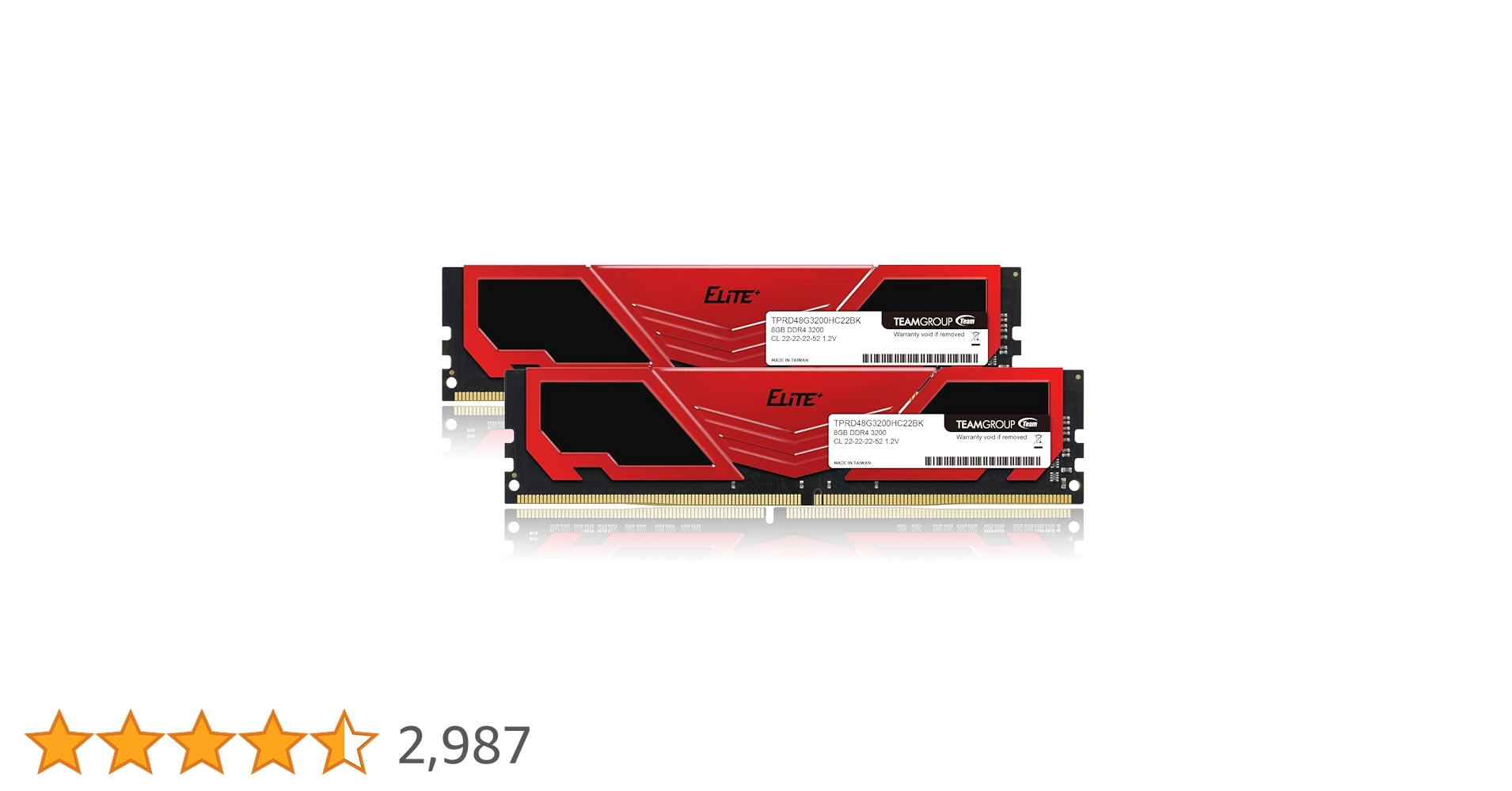 Amazon.co.jp: Team DDR4 3200Mhz PC4-25600 8GBx2枚（16GBkit