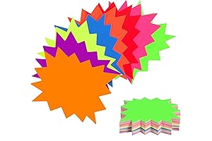 Vibrant Starburst Price Signs for Boosted Sales