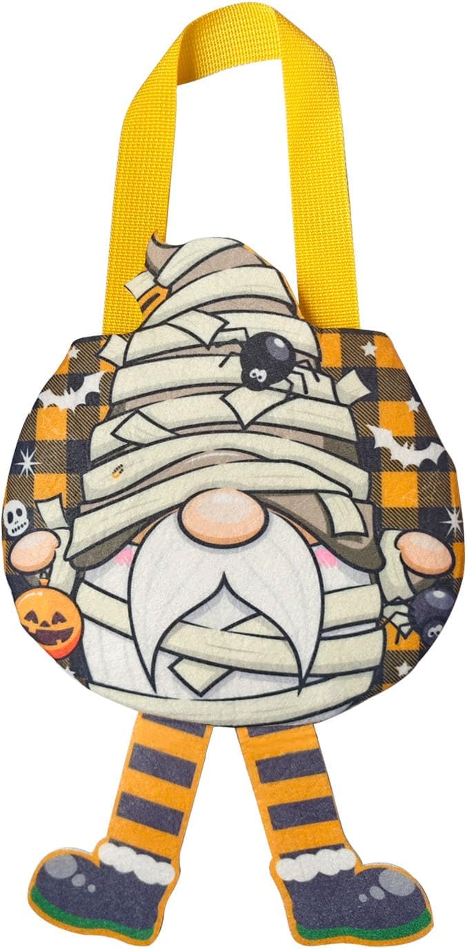 Gnome Trick or Treat Basket Tote Bag