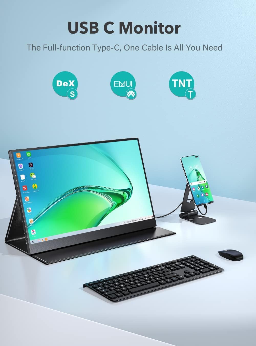 Amazon.com: EVICIV Portable Monitor 17.3 Inch 2K 450cd