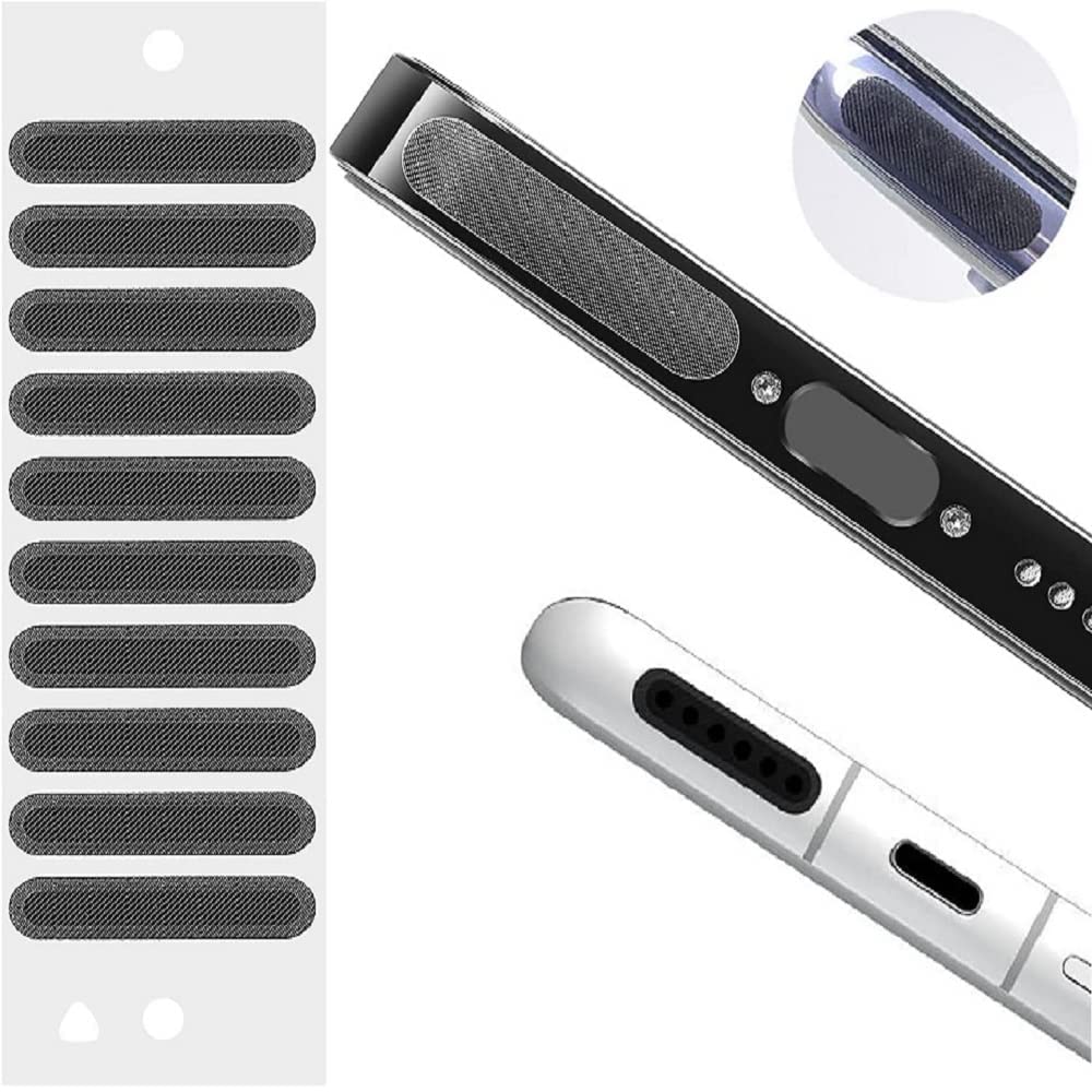 Mobile Speaker Mic Ear Piece Dust Protector Phone Net Stickers for Android,Tablets,iPhone iOS & iPad Smartphones Mesh Anti Dust Proof Adhesive Stickers + Free Forecep Tweezer + Wipes (Long 10) (B0BDZZVN74) Amazon Price History, Amazon Price Tracker