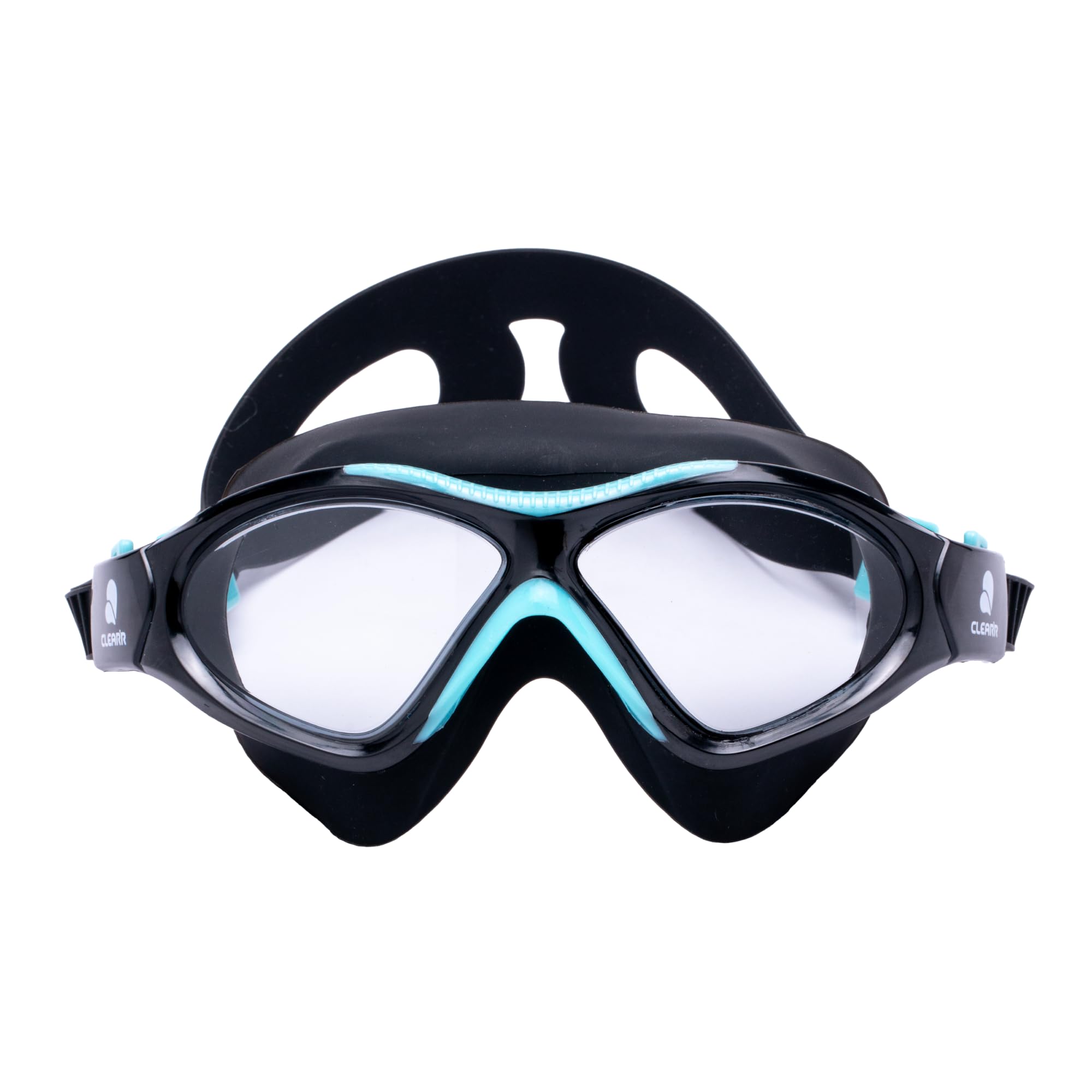 Clear'r Vision, maschera da nuoto per adulti – occhialini trasparenti per snorkeling, anti-appannamento, lenti antigraffio, protezione UV, vestibilità comoda
