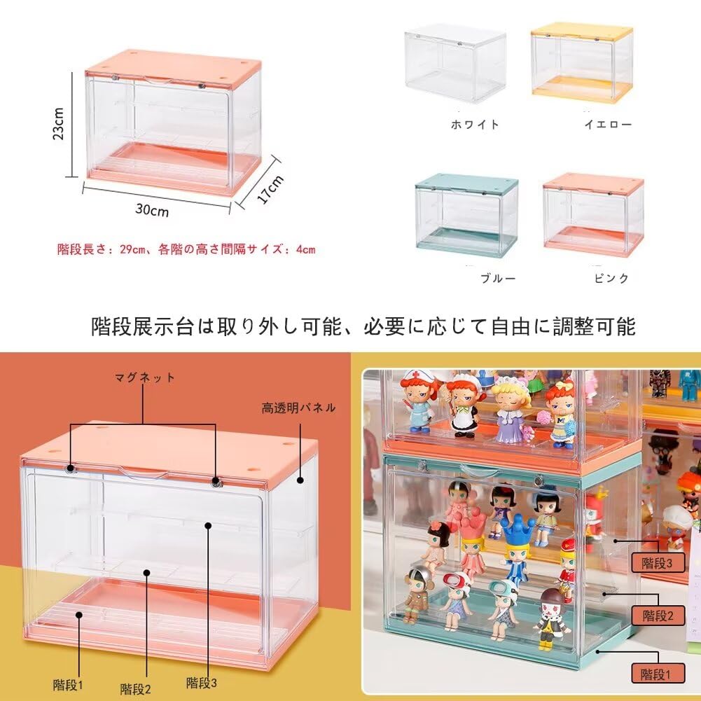 Amazon.co.jp: ホビー用収納ケース フィギュアボックス コレクション