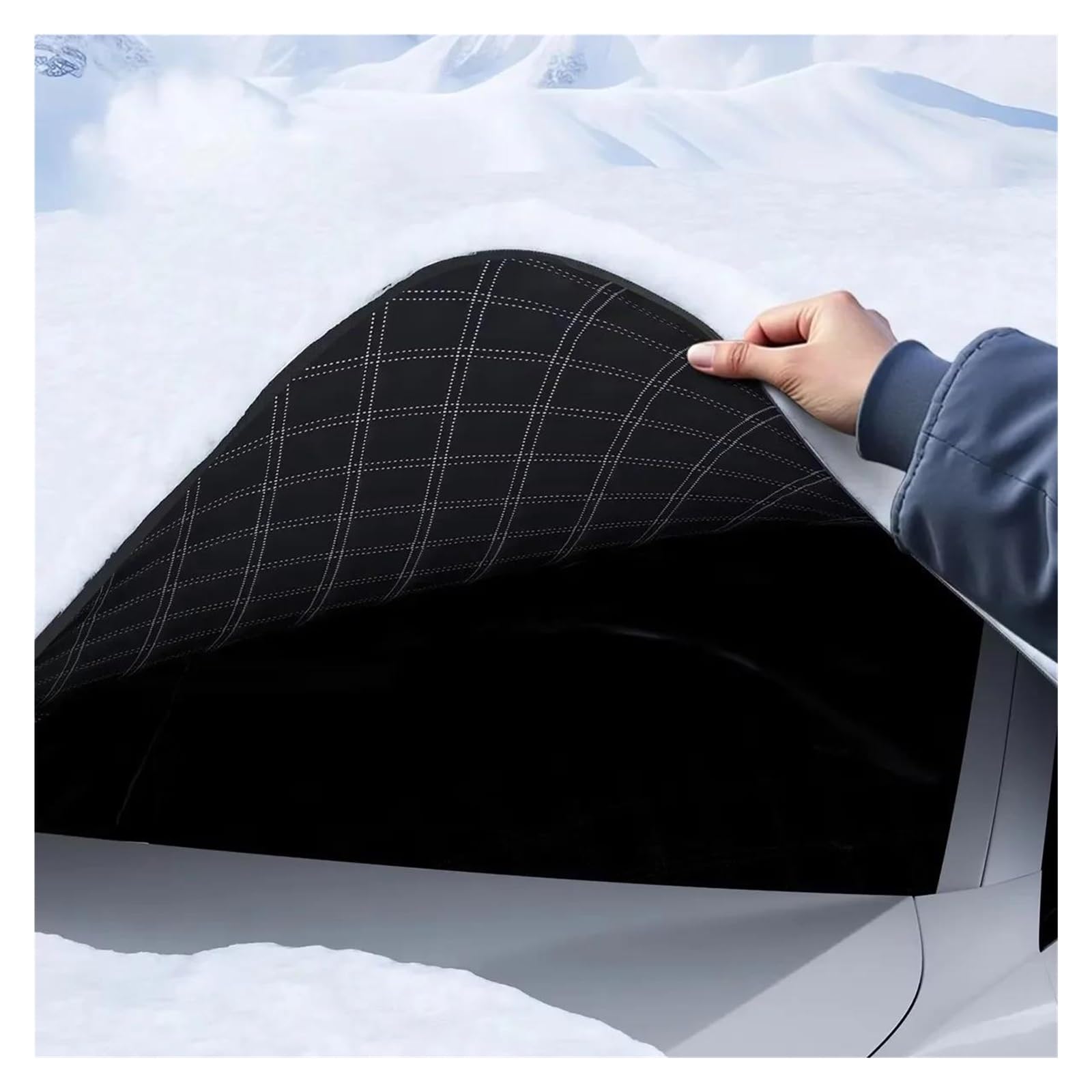 Telo Parabrezza Auto Antigelo Parabrezza per Auto Parasole per Neve Protezione per Parabrezza Anteriore Copertura per Parabrezza Estivo E Invernale Parasole A Doppio Uso
