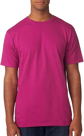 Amazon.com: Anvil Adult Organic Preshrunk Seamed Soft-Spun T-Shirt ...
